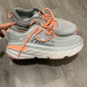 New Hoka Bondi 7 Harbor Mist/Sharkskin sz 6